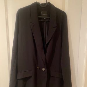 Long Black Dynamite Blazer